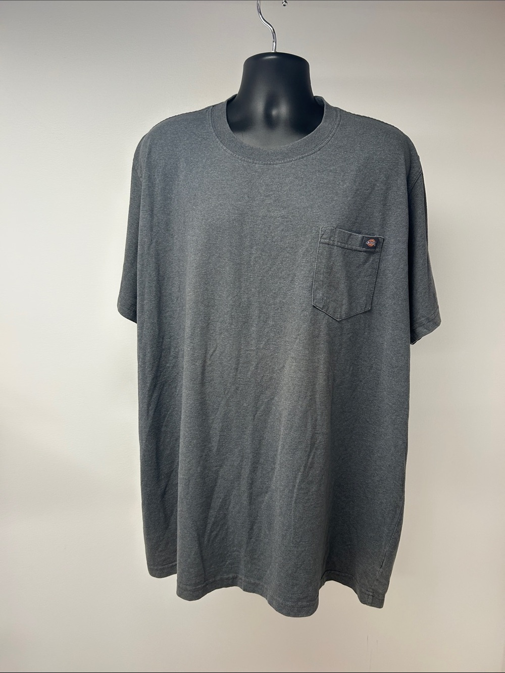 Dickies Dark Charcoal Heather Pocket Tee 3XLT Big & Tall Short Sleeve T-Shirt